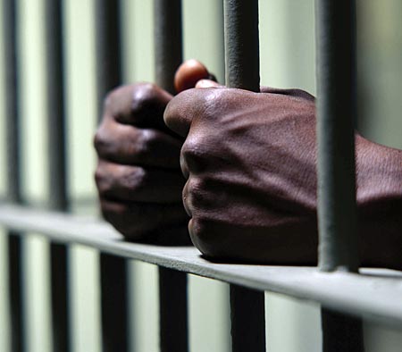 Image result for Black man in jail
